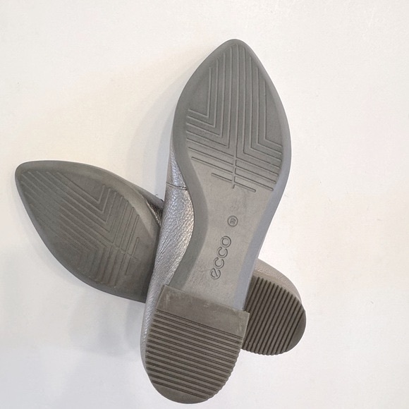 ECCO Shape Pointy Ballerina Womens Metallic Slip On Shoes S - Picture 14 of 14